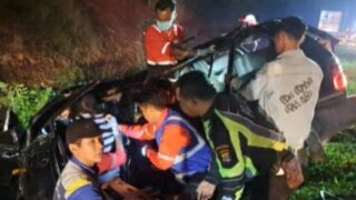 Tol Bakauheni- Terbangi Berstatus Darurat Kecelakaan