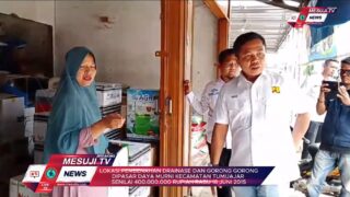 SEKRETARIS PUPR TULANG BAWANG BARAT CEK LOKASI PASAR DAYA MURNI KECAMATAN TUMIJAJAR