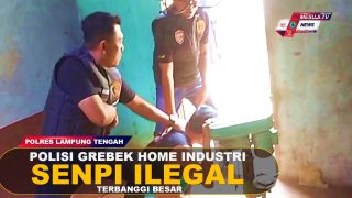 POLISI GEREBEK HOME INDUSTRI PEMBUATAN SENJATA API ILEGAL