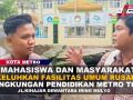 MAHASISWA KELUHAK FASILITAS PUBLIK LINGKUNGAN PENDIDIKAN KOTA METRO